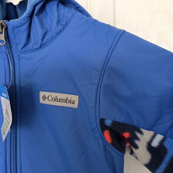 Columbia Omni Shield Advance Repellency Rain/Warm Hoodie Jacket - Picture 3 of 8